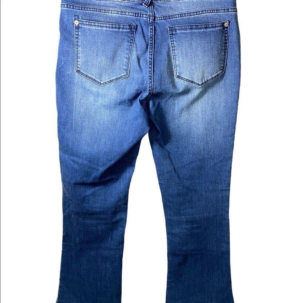 C&C California Bootcut Stretch Kimmie Jeans Denim Blue Jeans Size 10/30 - Picture 2 of 5